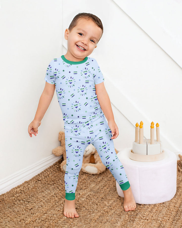 Love Makes Family Bamboo Two Piece Short Sleeve Pajama Set