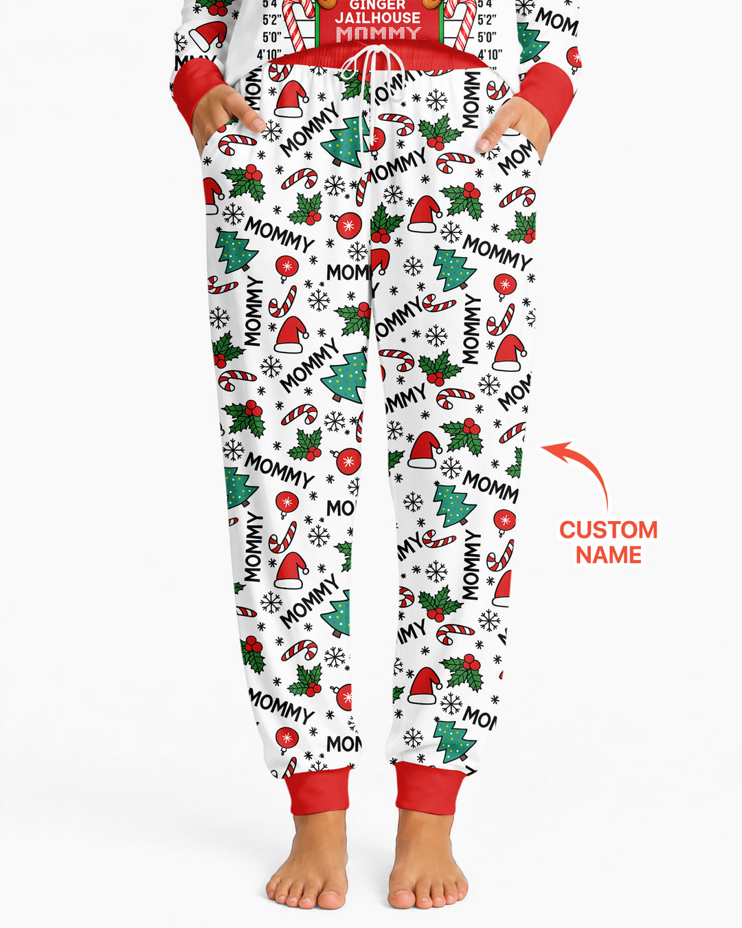 Funny Christmas Family Matching Bamboo Women Pajama Set