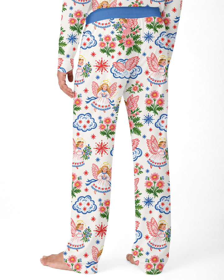 Angel Christmas Bamboo Men's Pajama Set
