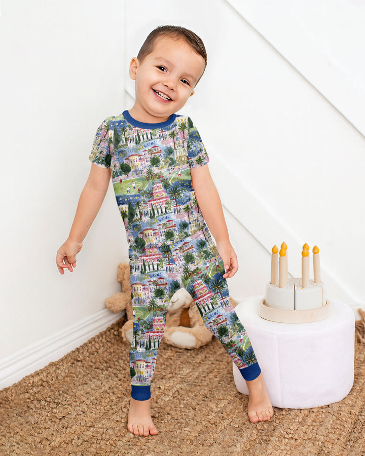 Soccer Tour 2026 Bamboo Two Piece Short Sleeve Pajama Set
