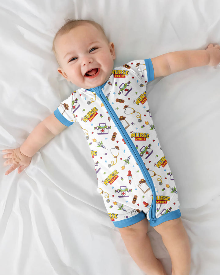 Nurse Story Bamboo Shorty Zippy