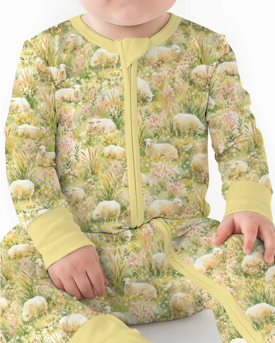 The Lord Is My Shepherd Watercolor Bamboo Convertible Zippy