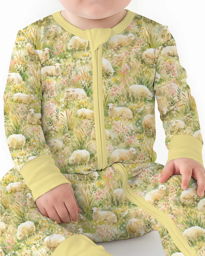 The Lord Is My Shepherd Watercolor Bamboo Convertible Zippy