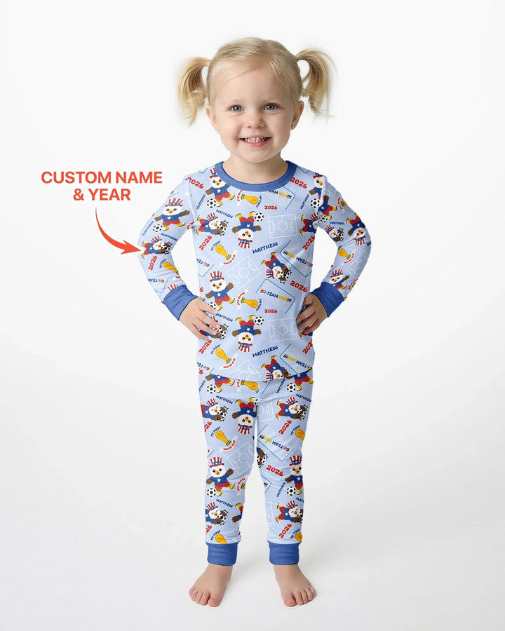 My First World Cup Bamboo Two Piece Long Sleeve Pajama Set