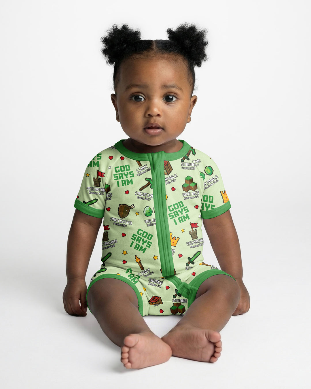 Christian Gamer Bamboo Shorty Zippy
