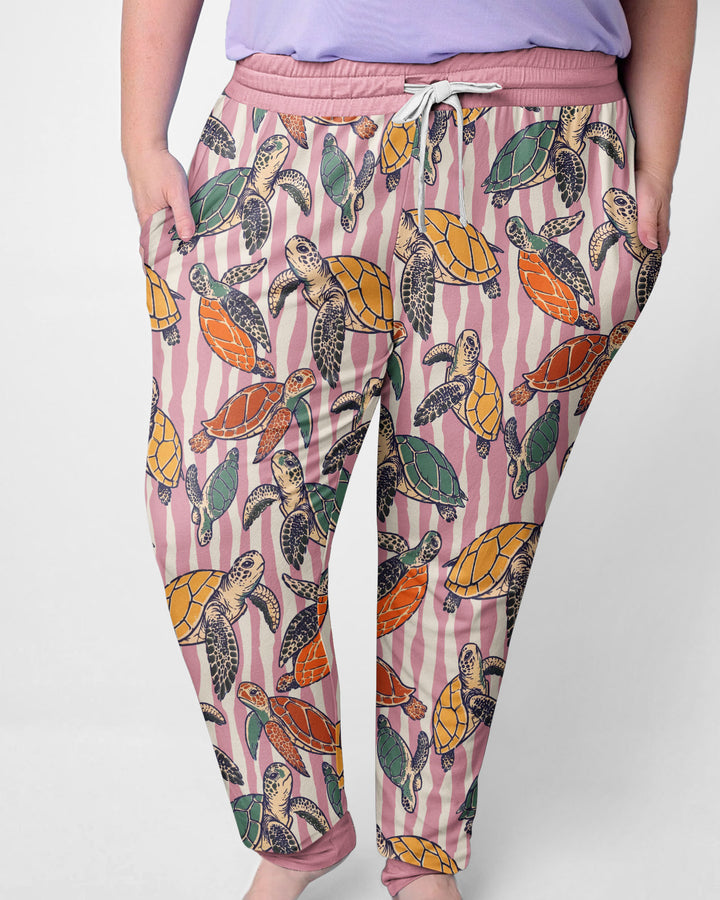 Turtle Bay Family Matching Bamboo Women Pajama Set