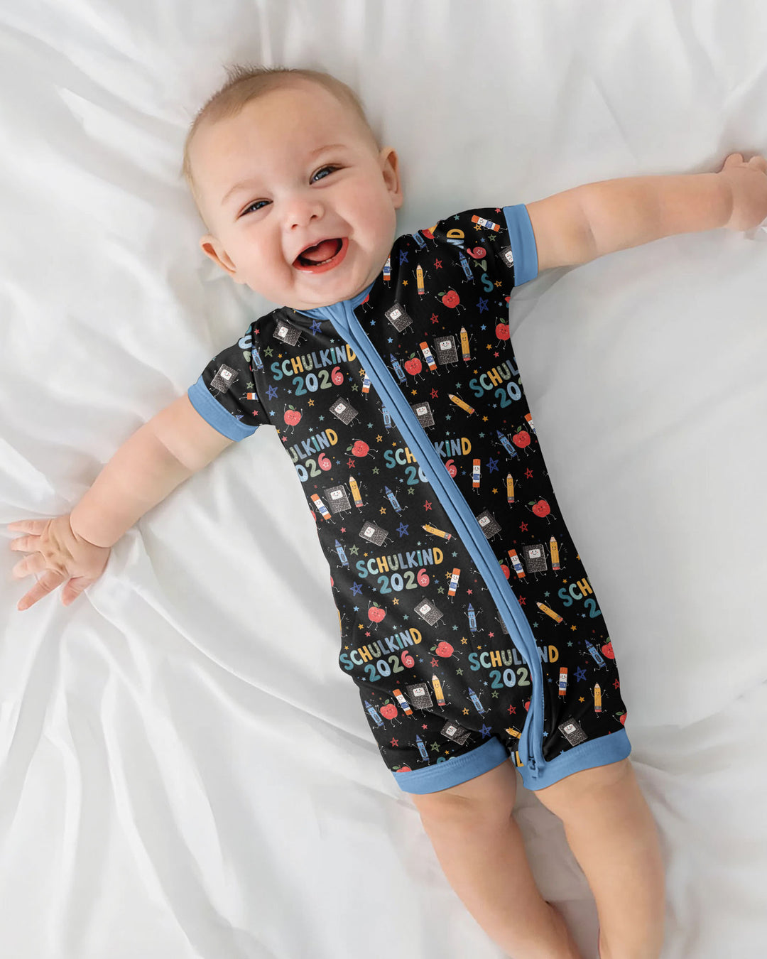 First Day Fun 2026 Bamboo Shorty Zippy