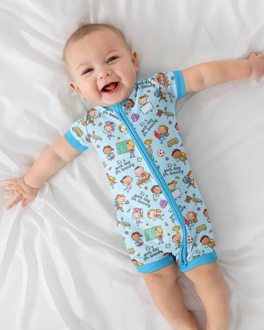 Little Learners Adventure Bamboo Shorty Zippy