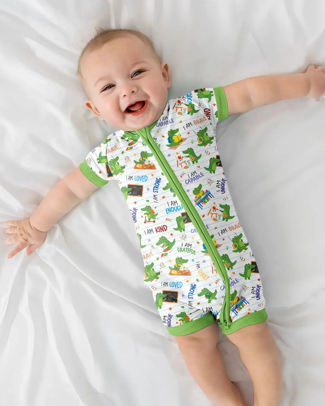 Brave Gator Days Bamboo Shorty Zippy