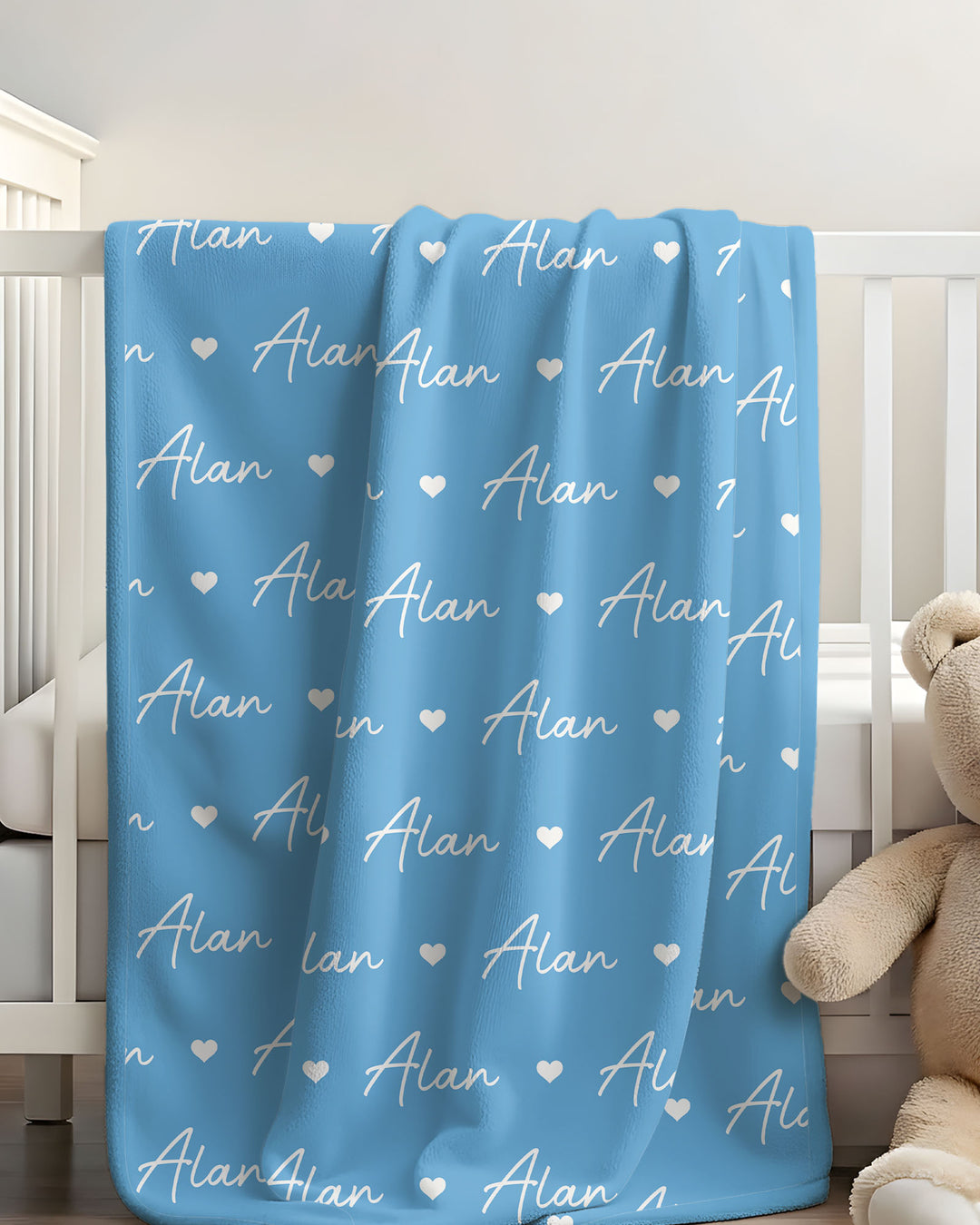 Sweetheart Script Bamboo Blanket