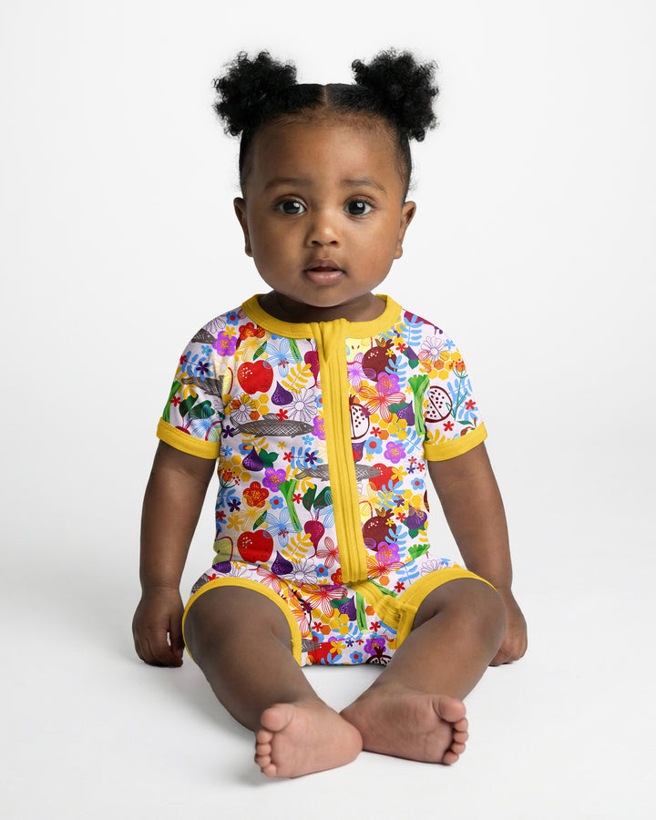 Happy Rosh Hashanah Bamboo Shorty Zippy