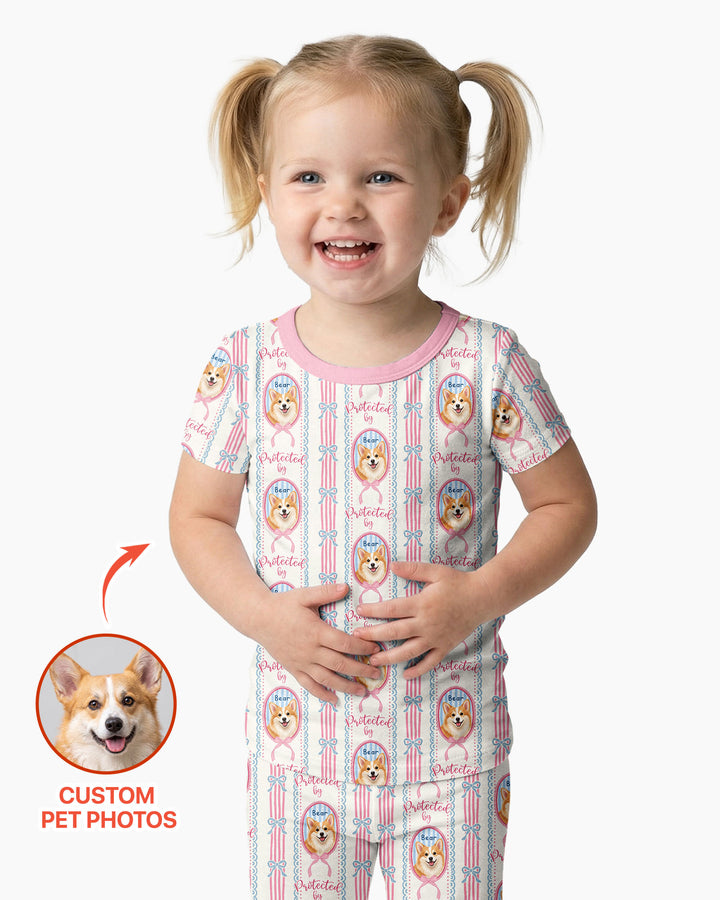 CUSTOM Template Bamboo Two Piece Short Sleeve Pyjamas Set