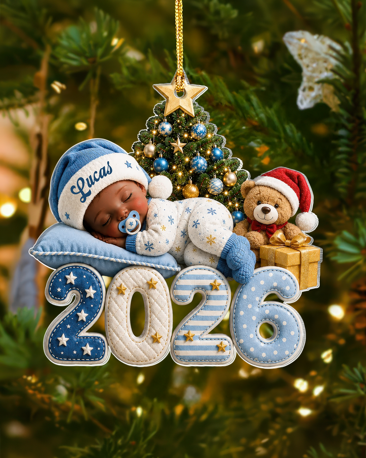 Baby First Christmas Personalized Acrylic Ornament