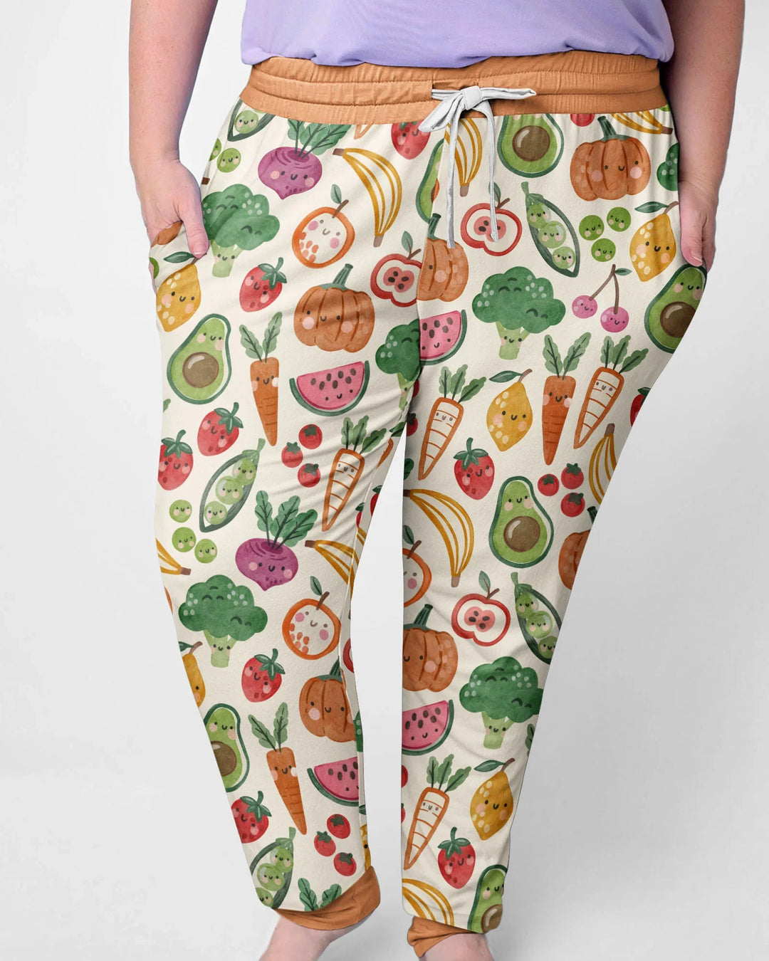 Veggie Friends Family Matching Bamboo Women Pajama Set