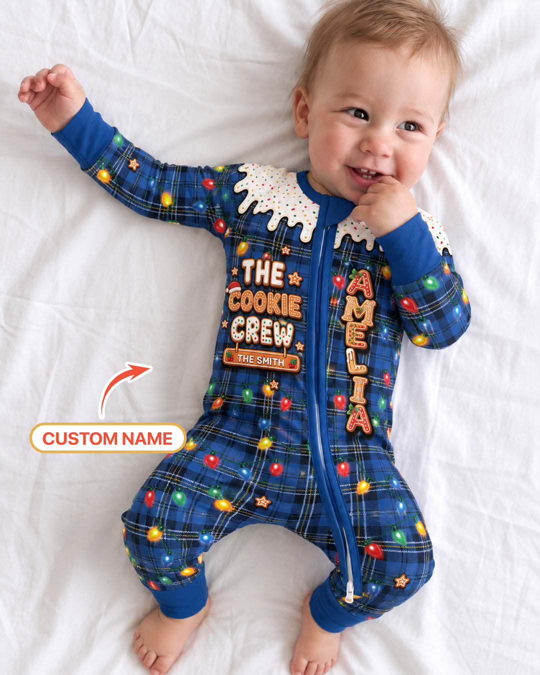 The Cookie Crew Custom Name Bamboo Convertible Zippy