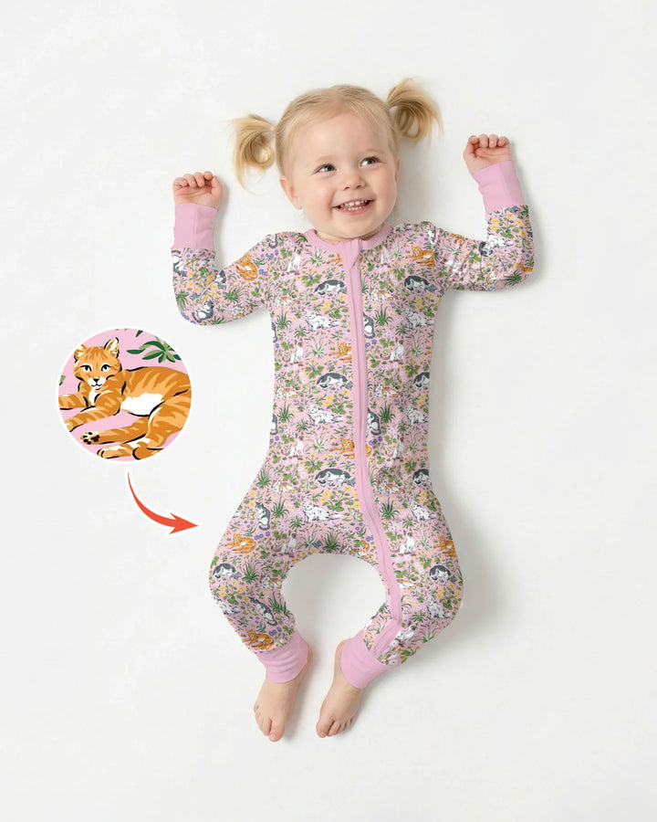 Kitten Garden Family Matching Bamboo Convertible Zippy