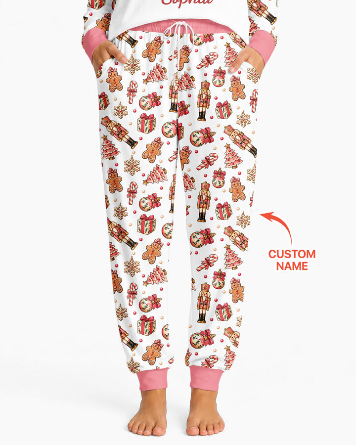 Custom Name Nutcracker The Bow Bamboo Women Pajama Set
