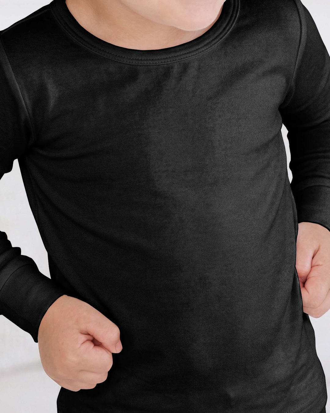 Black Bamboo Two Piece Pyjamas Set