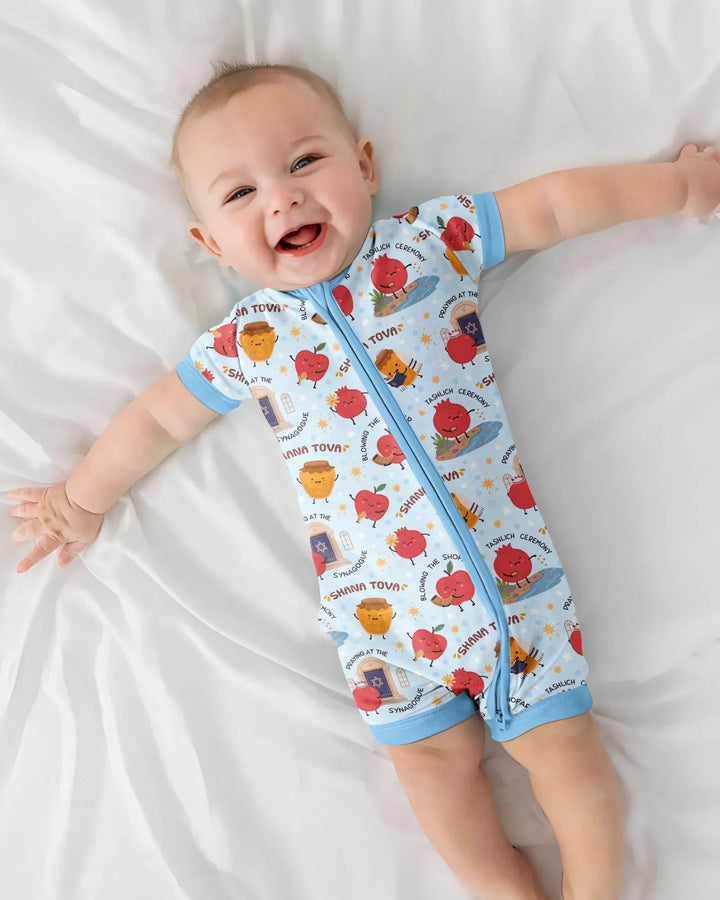 Sweet Sacred Moments Family Matching Bamboo Shorty Zippy
