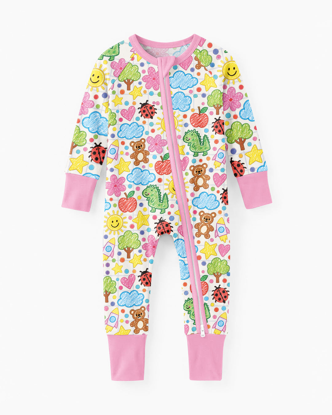 Baby Cute Draw Bamboo Convertible Zippy