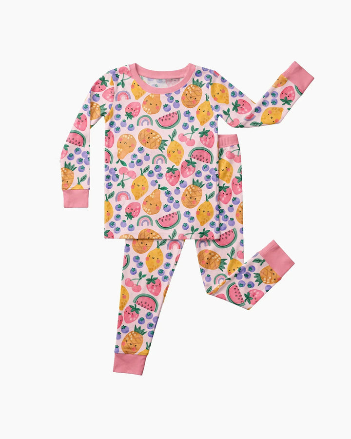 Fruitie Cuties Family Matching Bamboo Two Piece Long Sleeve Pajama Set