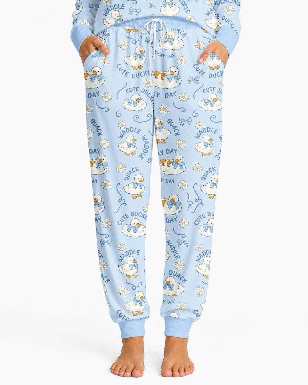 Happy Ducky Day Bamboo Women Pajama Set
