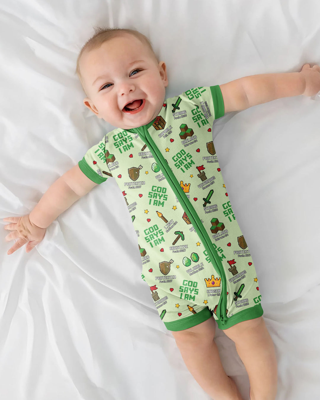 Christian Gamer Bamboo Shorty Zippy