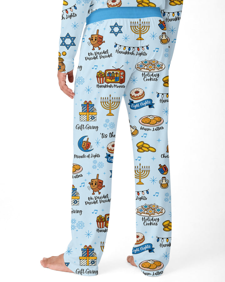 Hanukkah Night Bamboo Men's Pajama Set