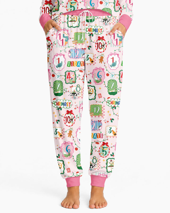 12 Christmas Prayers Bamboo Women Pajama Set