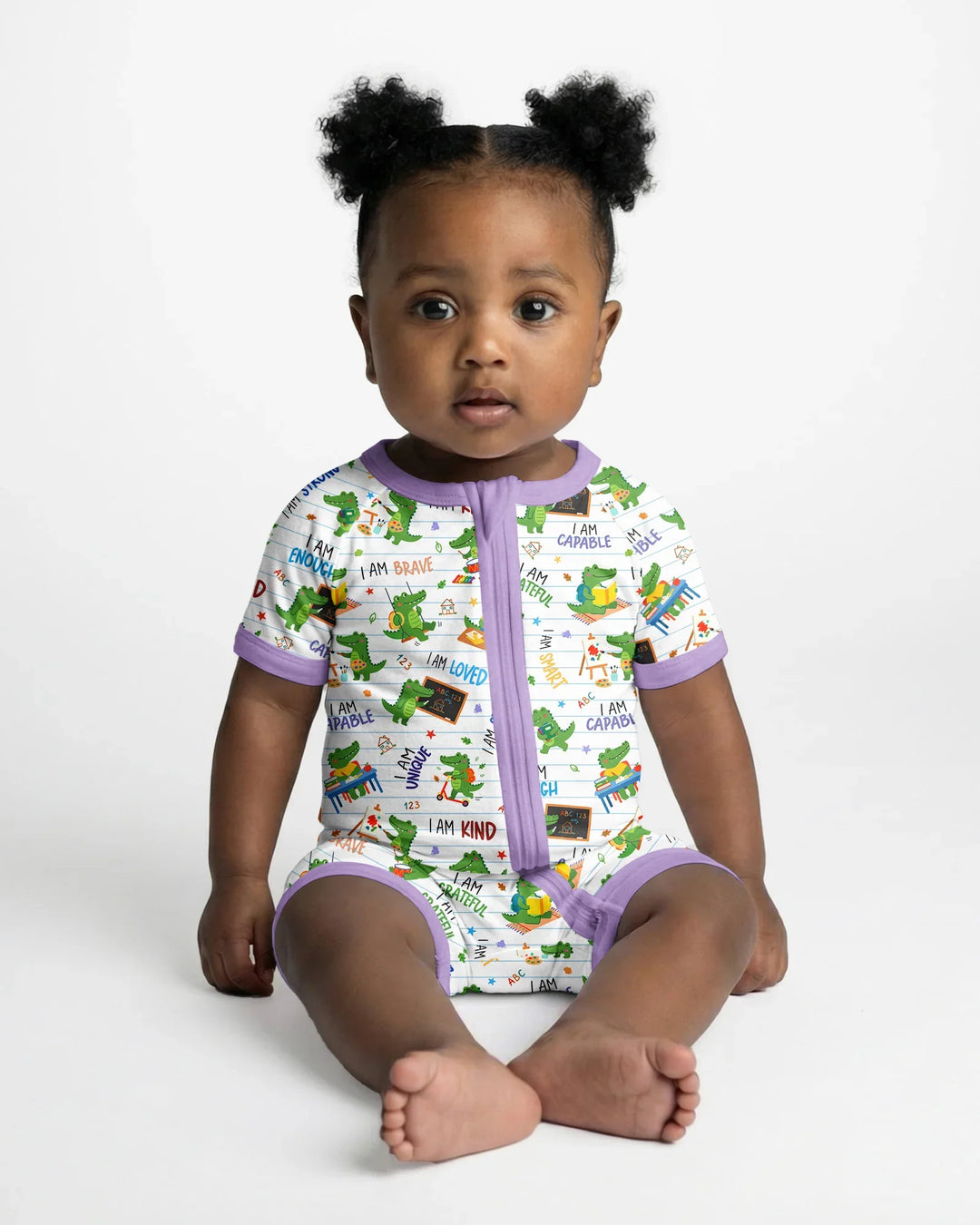 Brave Gator Days Bamboo Shorty Zippy