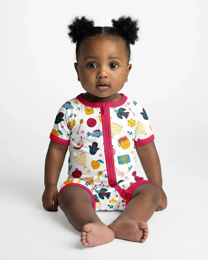 Shanah Tovah Party Bamboo Shorty Zippy