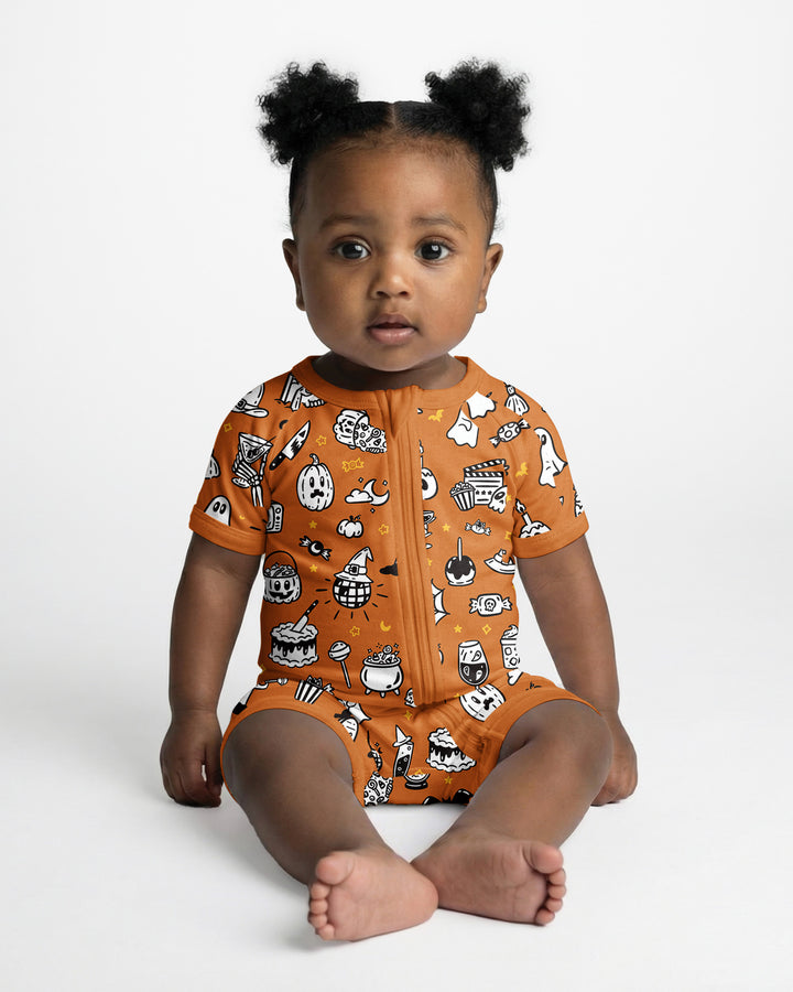 Spooky Season Bamboo Shorty Zippy