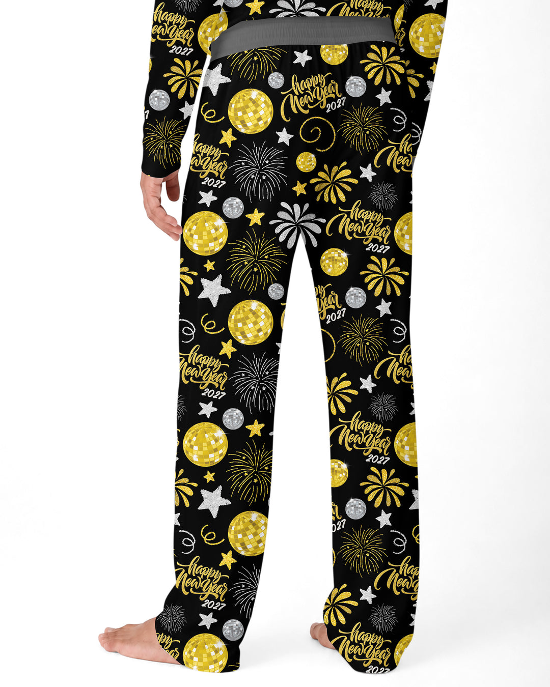 New Year's Eve Celebration Bamboo Men's Pajama Set