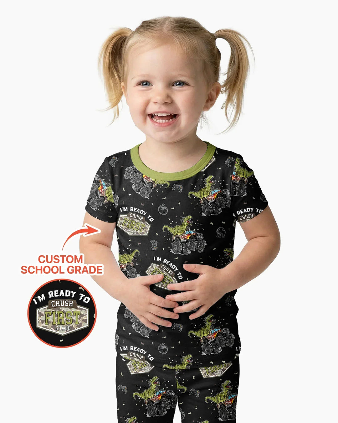 I'm Ready to Crush Bamboo Two Piece Short Sleeve Pajama Set