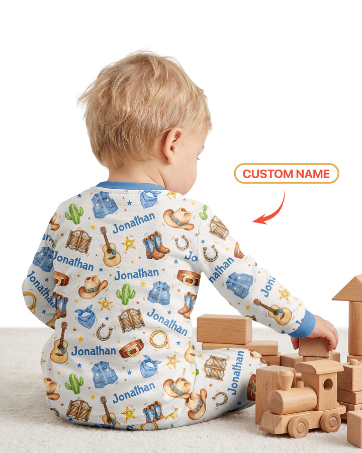 Is It Too Soon To Ask For A Pony Custom Name Bamboo Two Piece Long Sleeve Pajama Set