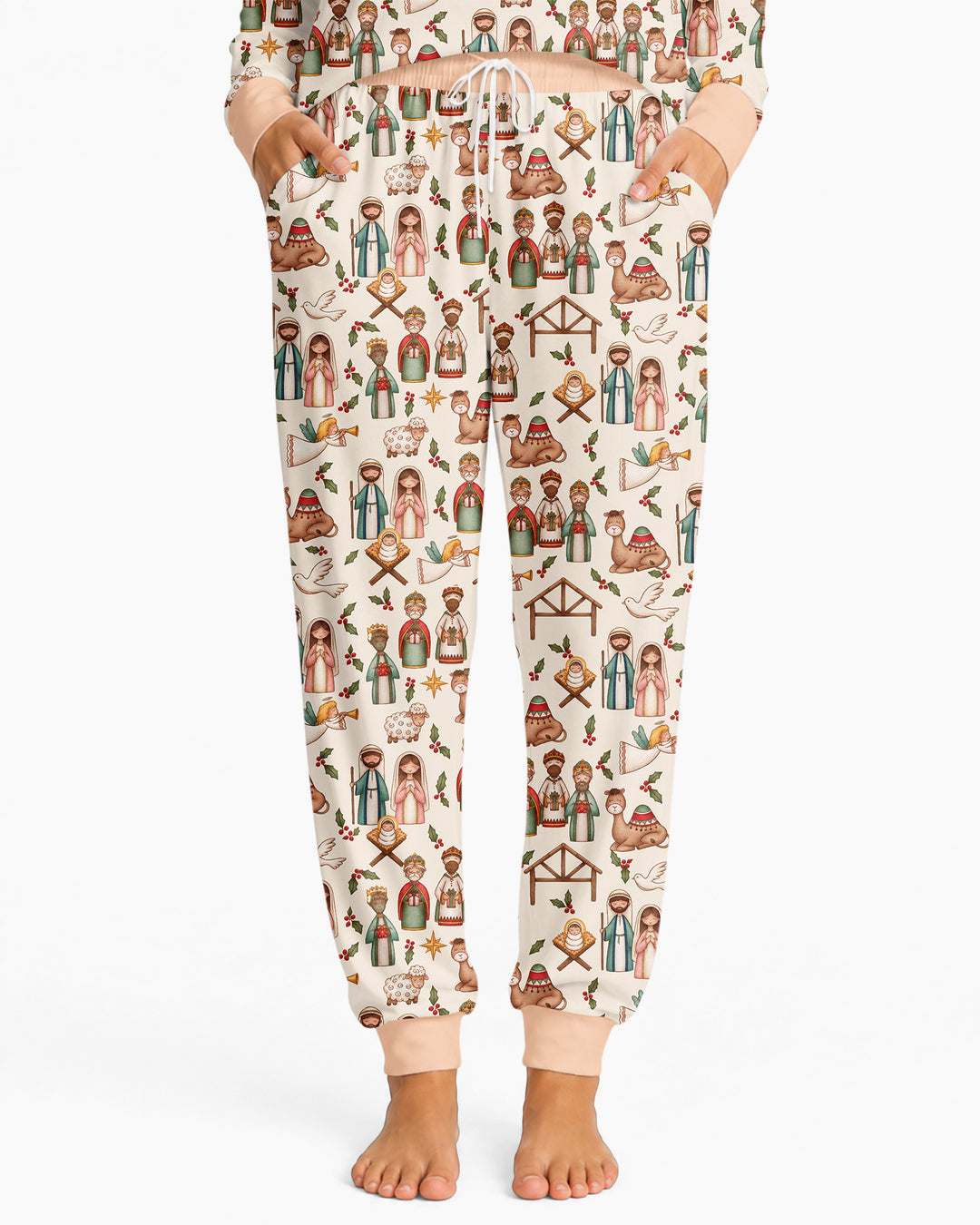Holy Night Nativity Bamboo Women Pajama Set