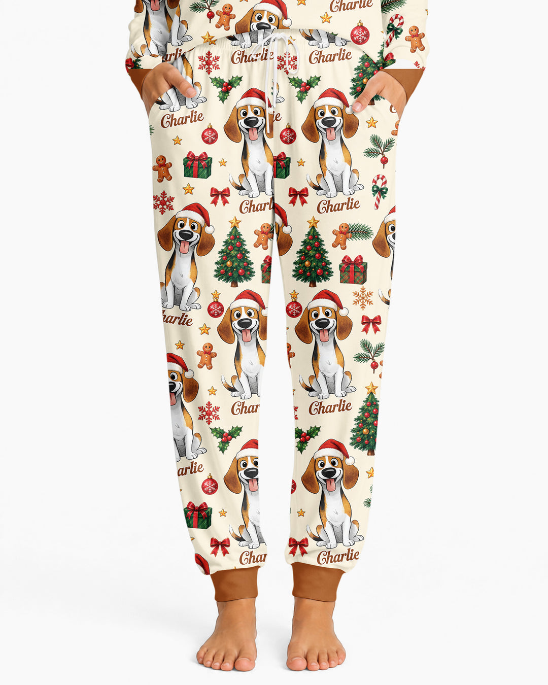Christmas Dog Bamboo Women Pajama Set