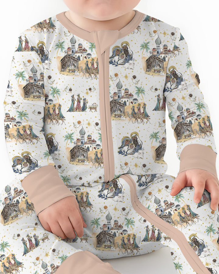 Nativity Christmas Family Matching Family Bamboo Convertible Zippy