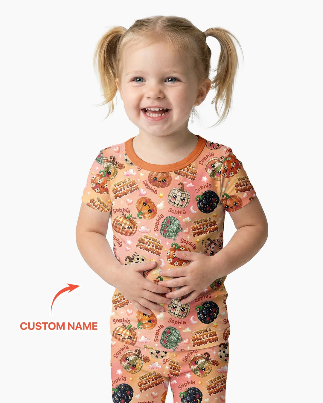 CUSTOM Template Bamboo Two Piece Short Sleeve Pyjamas Set