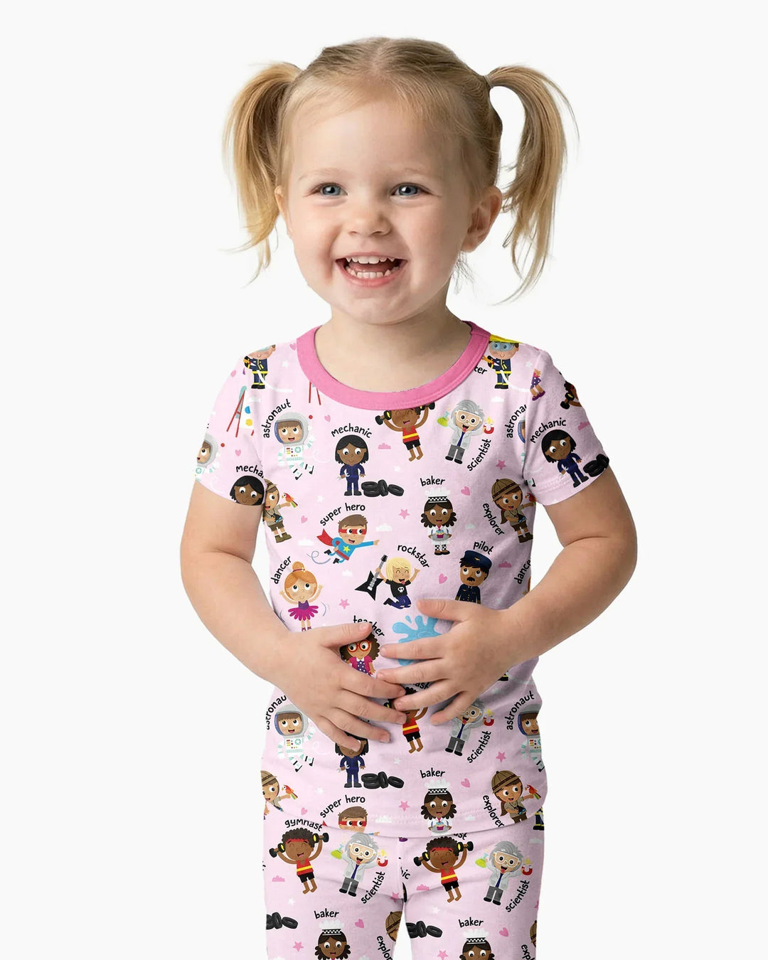 When I Grow Up Bamboo Two Piece Short Sleeve Pajama Set