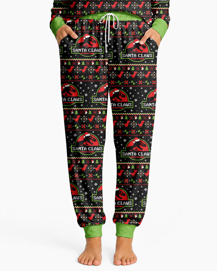 Santa Claws Christmas Bamboo Women Pajama Set
