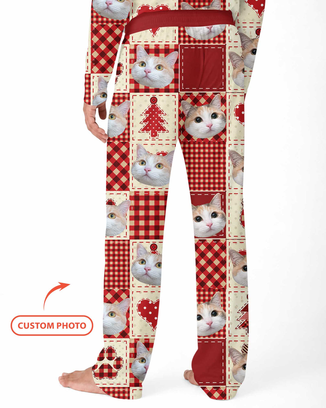 Christmas Ugly Pet Bamboo Men's Pajama Set