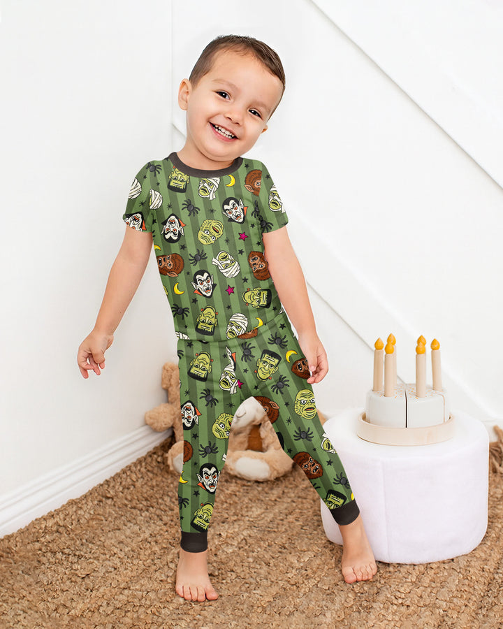 Creepy Crew Family Matching Bamboo Two Piece Short Sleeve Pajama Set
