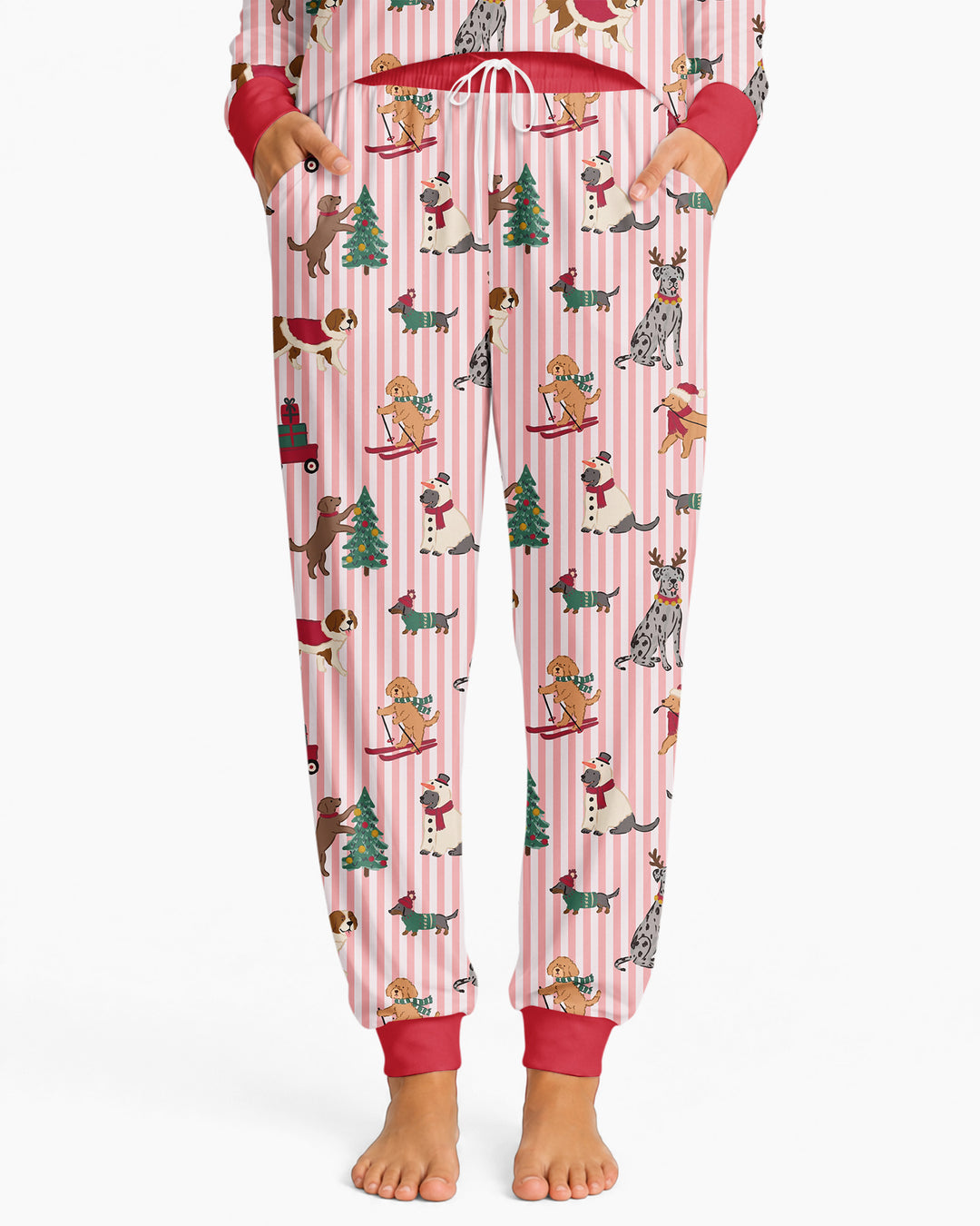 Christmas Pups & Holiday Adventures Bamboo Women Pajama Set