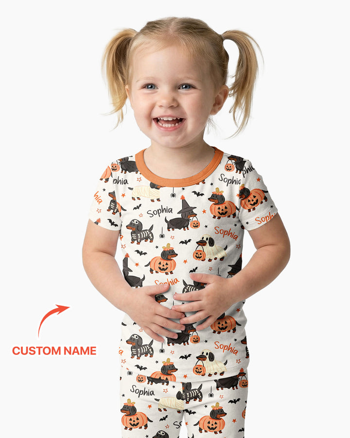 CUSTOM Template Bamboo Two Piece Short Sleeve Pyjamas Set