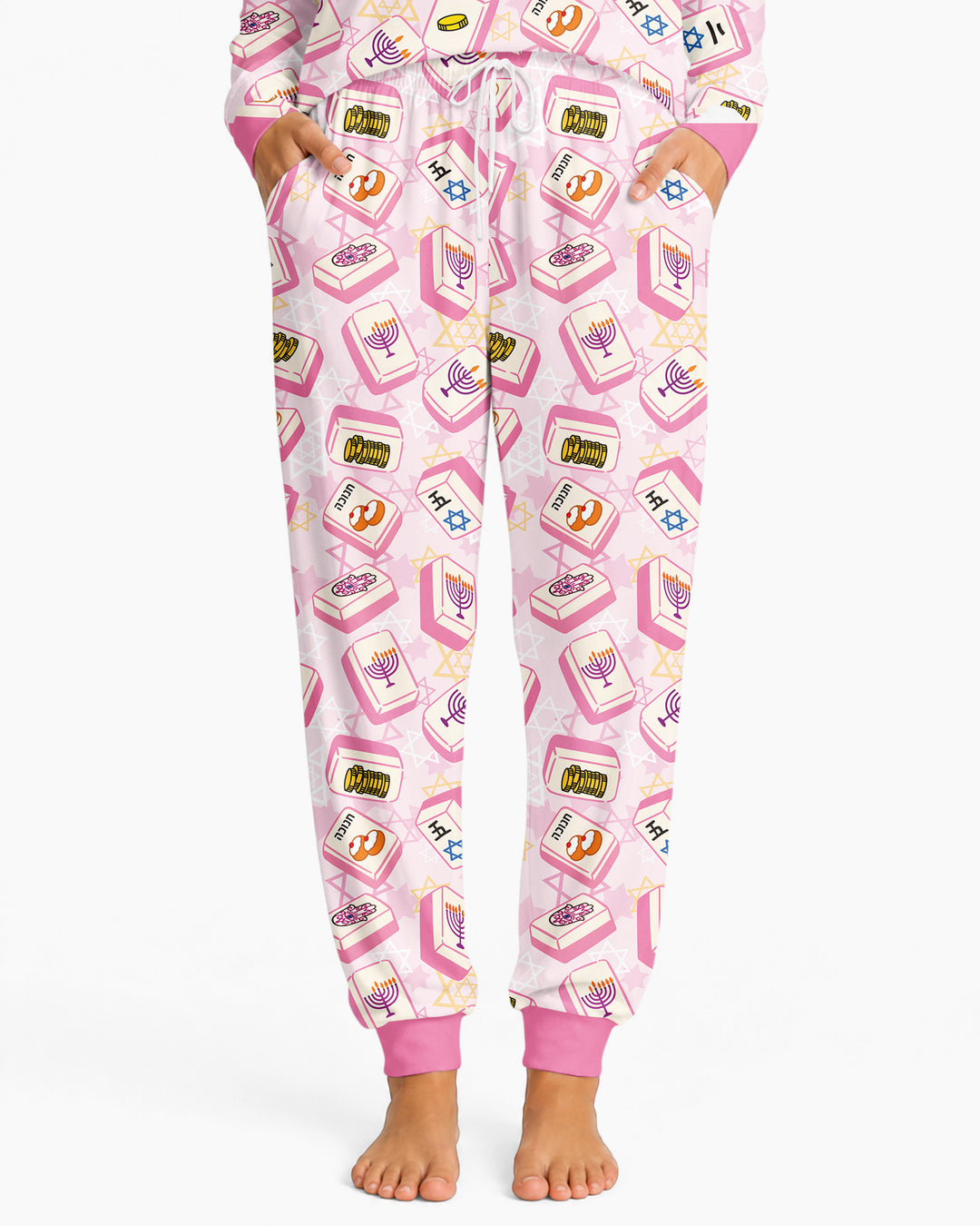 Hanukkah Mahjong Club Bamboo Women Pajama Set