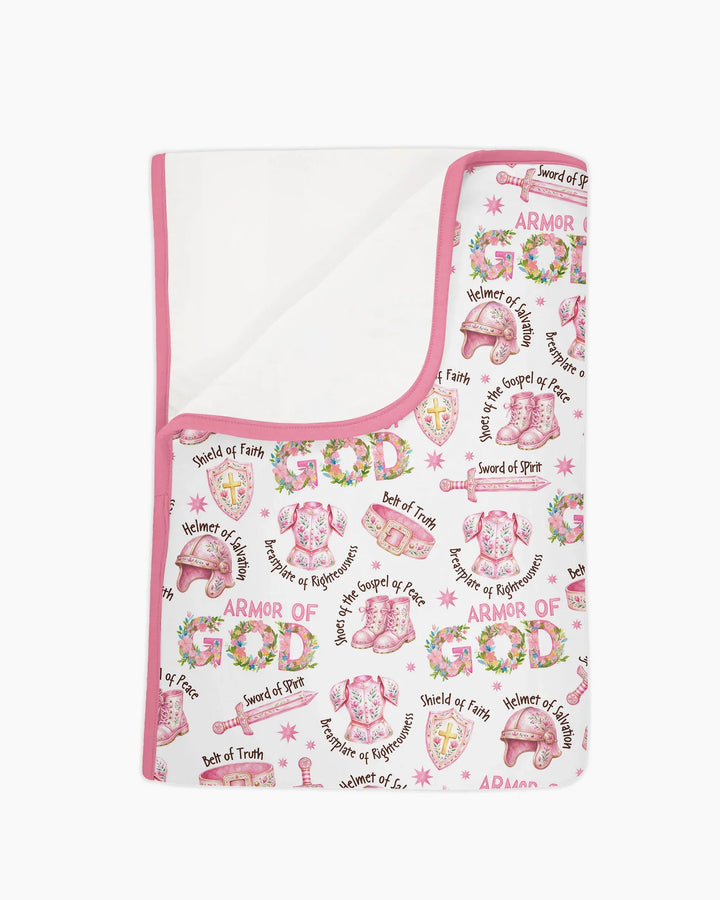 Put On The Full Armor Of God Bamboo Blanket