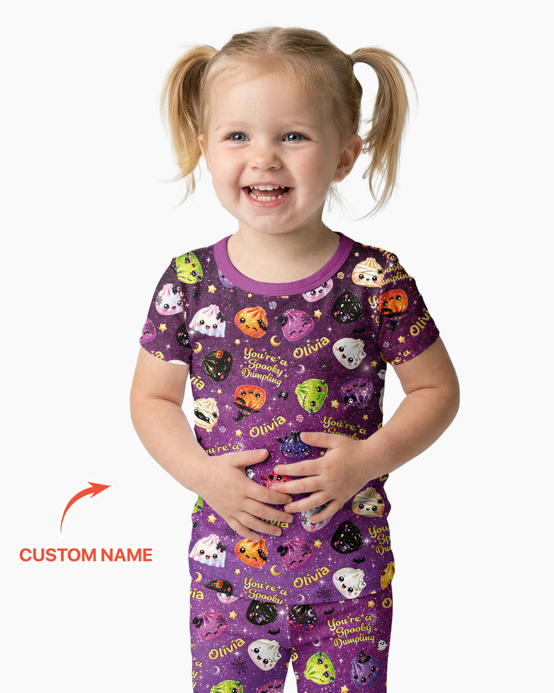 CUSTOM Template Bamboo Two Piece Short Sleeve Pyjamas Set