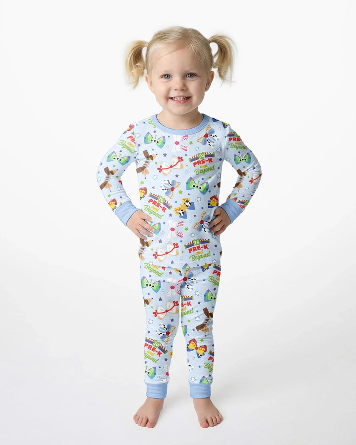 Ready for Pre-K Bamboo Two Piece Long Sleeve Pajama Set