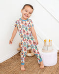 Retro Halloween Potions Bamboo Two Piece Short Sleeve Pajama Set